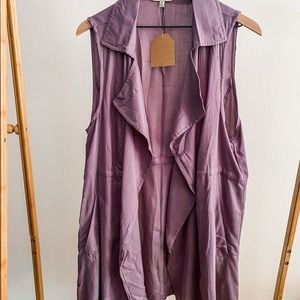 Pretty in Purple layering vest